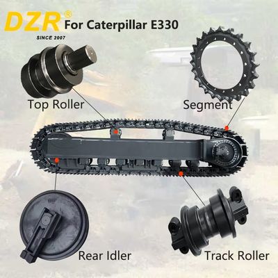 Whole Undercarriage Set For CAT 330 All Series Top Track Roller Idler Sprocket Segment For Undercarriage Spare Parts