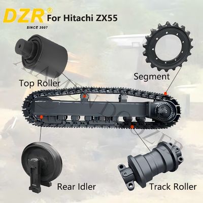 Whole Undercarriage Set For CAT EC200 All Series Top Track Roller Idler Sprocket Segment For Undercarriage Spare Parts