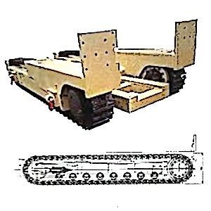 OEM 12 Ton Crawler Steel / Rubber Track Chassis Assy Tractor Loader For Agricultural Machines