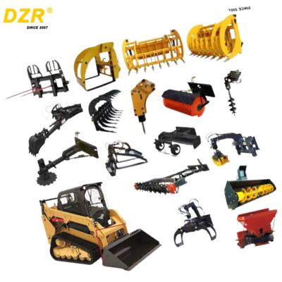 High Performance Durable Skid Steer Attachment Include Blade Forklift Angle Broom With ISO Certifiion